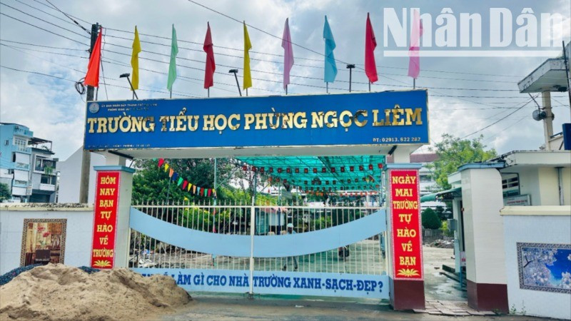 Trường Tiểu học Phùng Ngọc Liêm được đầu tư nâng cấp, sẵn sàng cho năm học mới